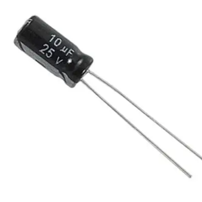 10UF 25V Aluminum Electrolytic Capacitor – KSH 20 at CLOUD SENSORS Mombasa – Quality electronics in Kenya