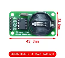 DS1302 Precision RTC Real Time Clock Memory Module For Arduino new original – KSH 300 at CLOUD SENSORS Mombasa – Top quality modules. Best electronics in Kenya. Shop now for Arduino, ESP32, sensors and IoT devices.