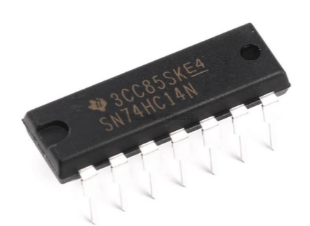 74HC14 LOGIC GATE IC (INTEGRATED CIRCUIT) – KSH 150 at CLOUD SENSORS Mombasa – Top quality intergrated circuits. Best electronics in Kenya. Shop now for Arduino, ESP32, sensors and IoT devices.