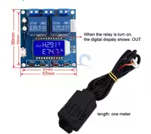 XY-TR01 SHT20 Humidity Temperature Controller DC 12V Hygrometer Thermometer Thermostat Humidistat LCD Digit Display Relay Module – KSH 2,000 at CLOUD SENSORS Mombasa – Top quality HIMA electronics. Best electronics in Kenya. Shop now for Arduino, ESP32, sensors and IoT devices. - View 4