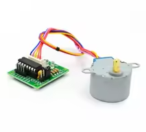 Alternate view of 28BYJ-48 ULN2003 5V Stepper Motor + ULN2003 Driver Board Suitable for Arduino Driver Test Module Stepper Motors DIY Kit