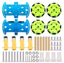 4WD Mecanum Wheel Smart Robot Car Aluminum Chassis Kit For Arduino Raspberry – KSH 2,200 at CLOUD SENSORS Mombasa – Top quality motors. Best electronics in Kenya. Shop now for Arduino, ESP32, sensors and IoT devices. - View 3