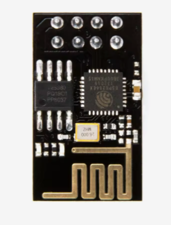 Alternate view of ESP-01 WiFi Module (ESP8266)