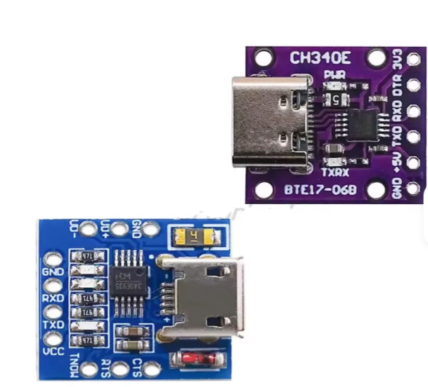 Alternate view of CH340E SOP8 USB to TTL Module Pro Mini Downloader
