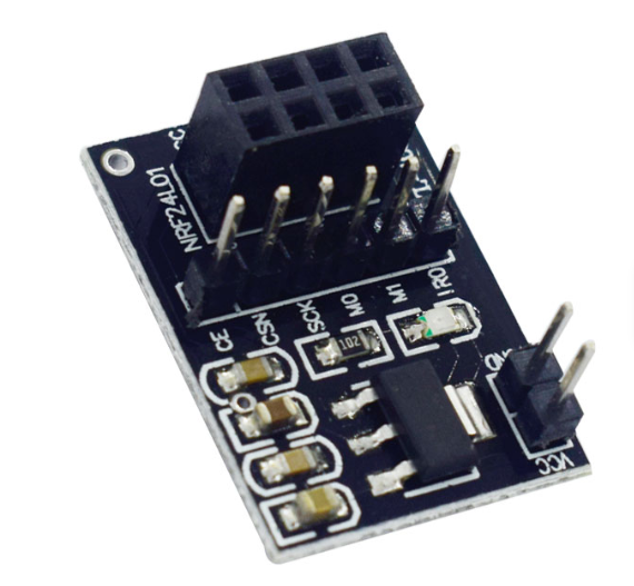 Alternate view of NRF24L01 Wireless adapter Module 3.3V New Socket Adapter plate Board 8Pin For arduino Robot Car 24L01 Wireless Module