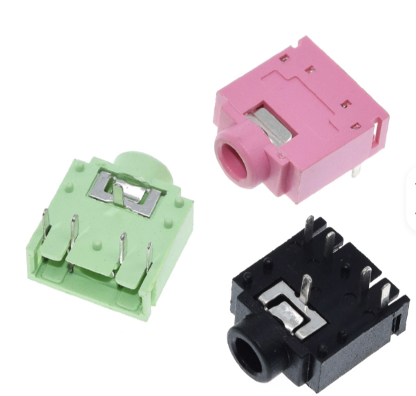 Alternate view of PJ-307 PJ307 3.5mm Stereo Jack Socket Audio Jack Connector PCB 3F07