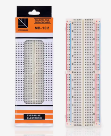 Breadboard MB102 830 Points Solderless – KSH 200 at CLOUD SENSORS Mombasa – Top quality connectors. Best electronics in Kenya. Shop now for Arduino, ESP32, sensors and IoT devices. - View 3