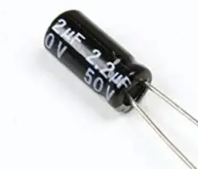 2.2uf 50v Aluminum Electrolytic Capacitor – KSH 20 at CLOUD SENSORS Mombasa – Quality electronics in Kenya