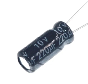 220uf 25v Aluminum Electrolytic Capacitor – KSH 20 at CLOUD SENSORS Mombasa – Top quality capacitors and resistors. Best electronics in Kenya. Shop now for Arduino, ESP32, sensors and IoT devices.
