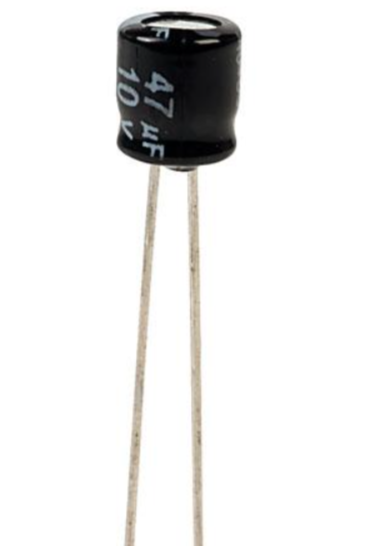 47UF 10V Aluminum Electrolytic Capacitor – KSH 20 at CLOUD SENSORS Mombasa – Quality electronics in Kenya