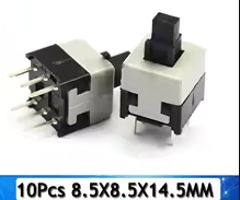 5.8x5.8 Self  UNlock Push Tactile Power Micro Switch 6 Pin Button Switches – KSH 30 at CLOUD SENSORS Mombasa – Top quality switches. Best electronics in Kenya. Shop now for Arduino, ESP32, sensors and IoT devices.