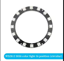5V  16 BITS WS2812 5050 RGB LED Ring Lamp Light + Integrated Drivers For Arduino Diy – KSH 200 at CLOUD SENSORS Mombasa – Top quality displays. Best electronics in Kenya. Shop now for Arduino, ESP32, sensors and IoT devices.