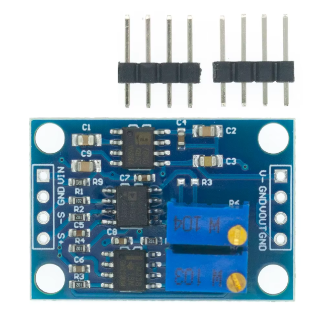 AD620 Microvolt MV Voltage Amplifier Signal Instrumentation Module Board 3-12VDC – KSH 700 at CLOUD SENSORS Mombasa – Top quality amplifiers. Best electronics in Kenya. Shop now for Arduino, ESP32, sensors and IoT devices.