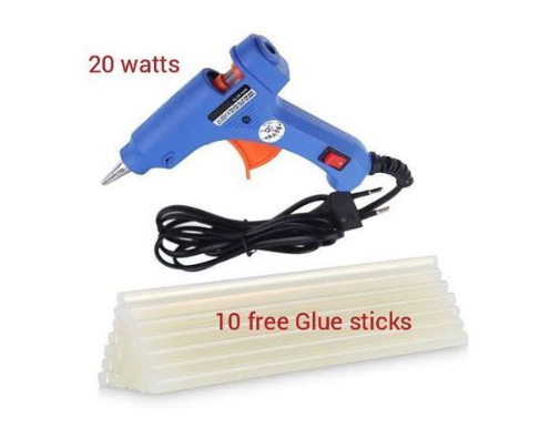 Hot Melt Glue Gun 20 Watts + Free 10 Melt Stick – KSH 700 at CLOUD SENSORS Mombasa – Top quality HIMA electronics. Best electronics in Kenya. Shop now for Arduino, ESP32, sensors and IoT devices.