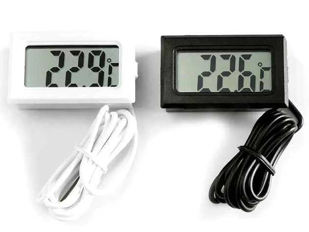 Mini LCD digital thermometer used for freezer temperature - 50-110℃ refrigerator thermometer indoor and outdoor waterproof probe – KSH 500 at CLOUD SENSORS Mombasa – Quality electronics in Kenya
