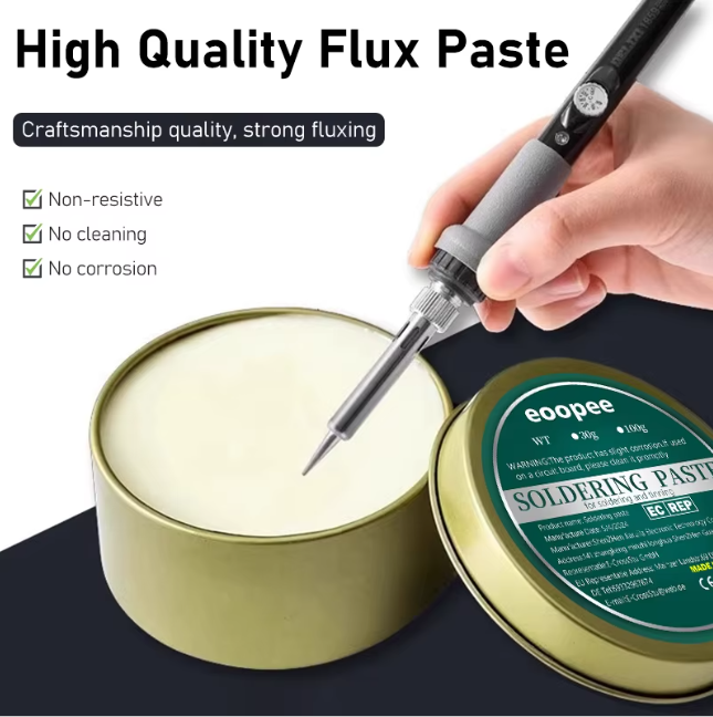 High-Precision Soldering Flux Paste for PCB PGA BGA Electronic Chip Welding Suitable for Precise Electronic Repair Maintenance – KSH 800 at CLOUD SENSORS Mombasa – Top quality HIMA electronics. Best electronics in Kenya. Shop now for Arduino, ESP32, sensors and IoT devices.