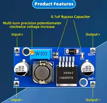 XL6009 DC-DC Buck Converter Buck Boost Voltage Power Supply Switch Module 4A 400KHz Adjustable 3.8-30V to 1.25-35V – KSH 400 at CLOUD SENSORS Mombasa – Quality electronics in Kenya