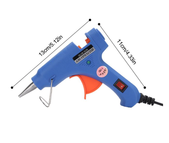 20W Hot Glue Gun Kit with 30Pcs Glue Sticks, Fast Heating Anti-Leak Nozzle for Crafts, Home, Office, School Projects – KSH 600 at CLOUD SENSORS Mombasa – Top quality HIMA electronics. Best electronics in Kenya. Shop now for Arduino, ESP32, sensors and IoT devices.